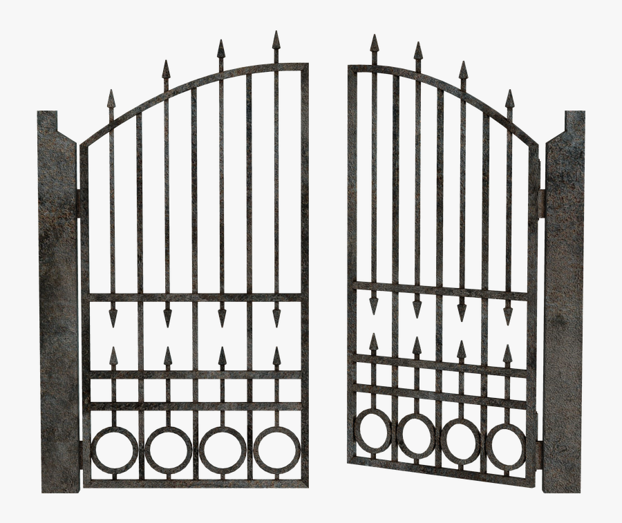 Gateway, Forged, Entrance, Gate, The Door - Lions Gate Bridge, Transparent Clipart