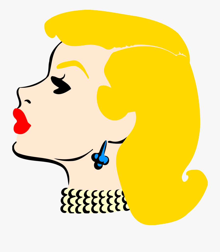 Clip Art Head In Profile - Clip Art, Transparent Clipart