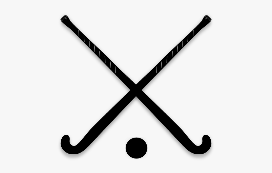 Two Field Hockey Sticks, Transparent Clipart