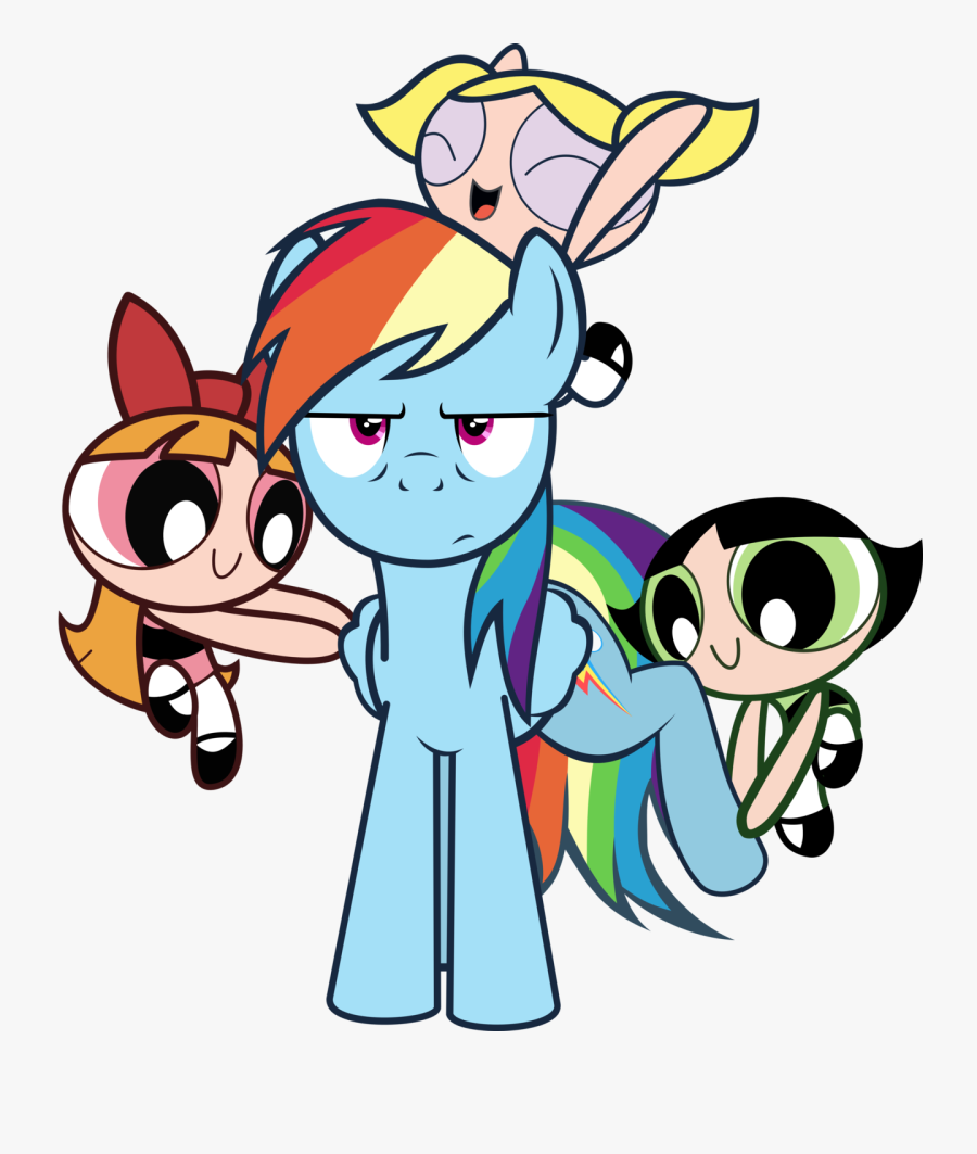 Powerpuff Girls Clipart Head - My Little Pony The Powerpuff Girls, Transparent Clipart