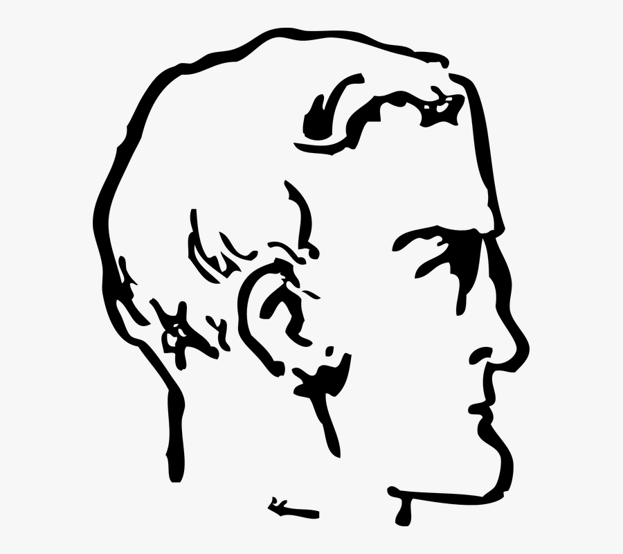 Free Vector Graphic - Chin Black And White Clipart, Transparent Clipart