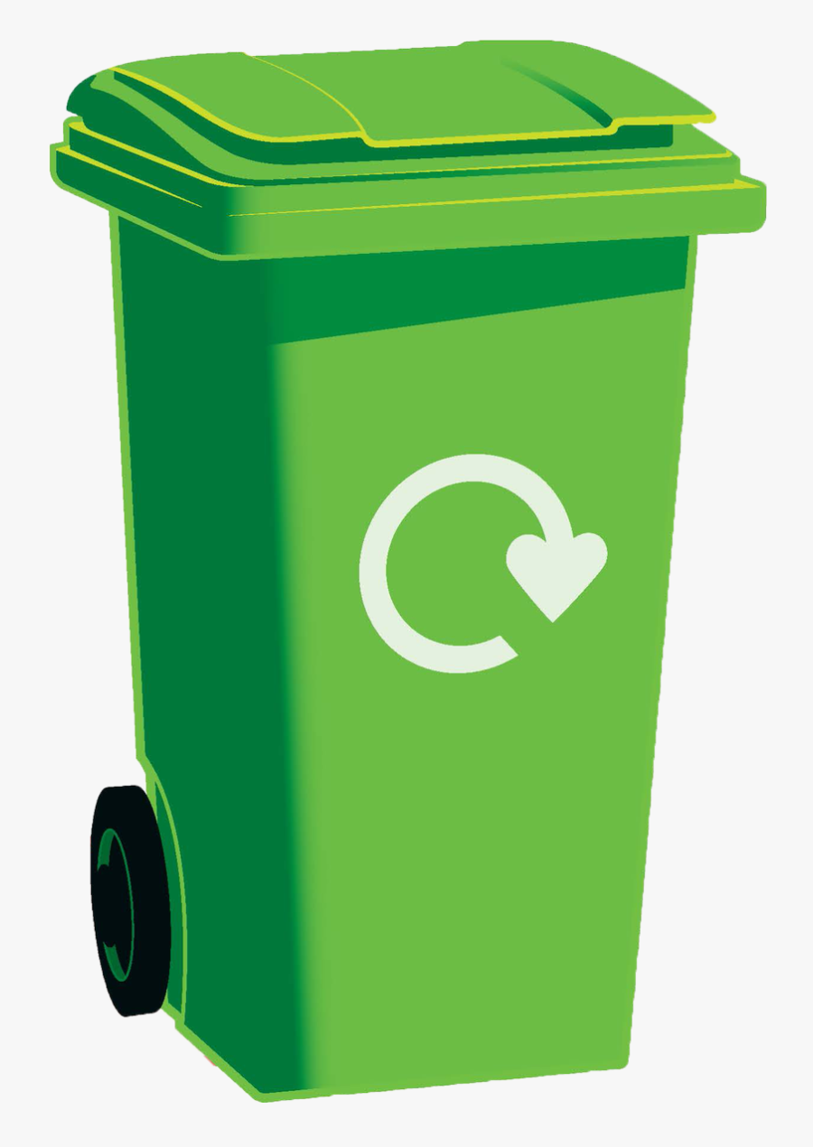 Garden Waste Recycling Bin, Transparent Clipart