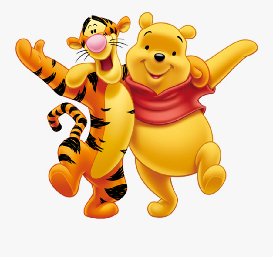 Cute Winnie The Pooh Black And White Thanksgiving Royalty - Winnie Pooh Y Tiger, Transparent Clipart