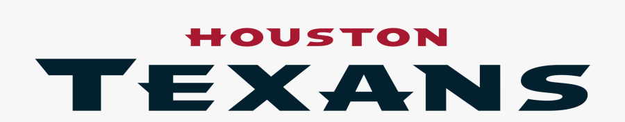 Houston Texans Name Logo, Transparent Clipart