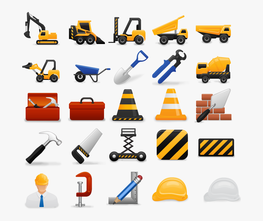 Icons Vector Free - Website Icons For Construction, Transparent Clipart