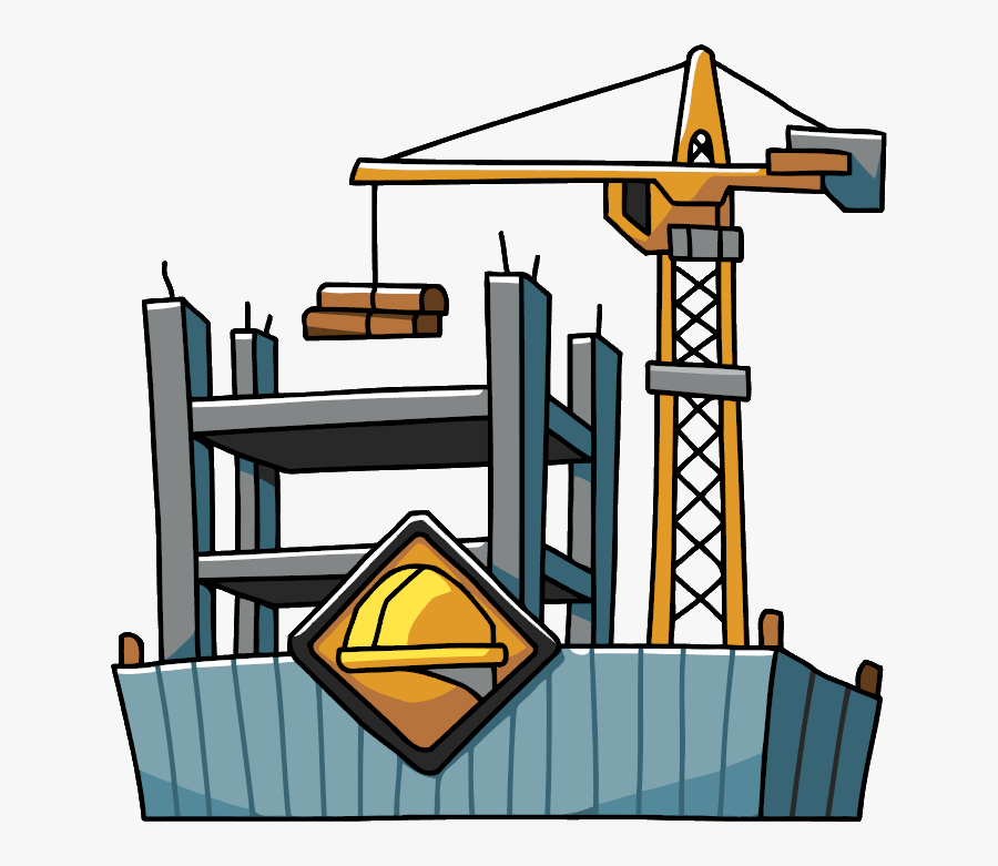 Freeuse Stock Building Construction Clipart - Building Under Construction Clipart, Transparent Clipart