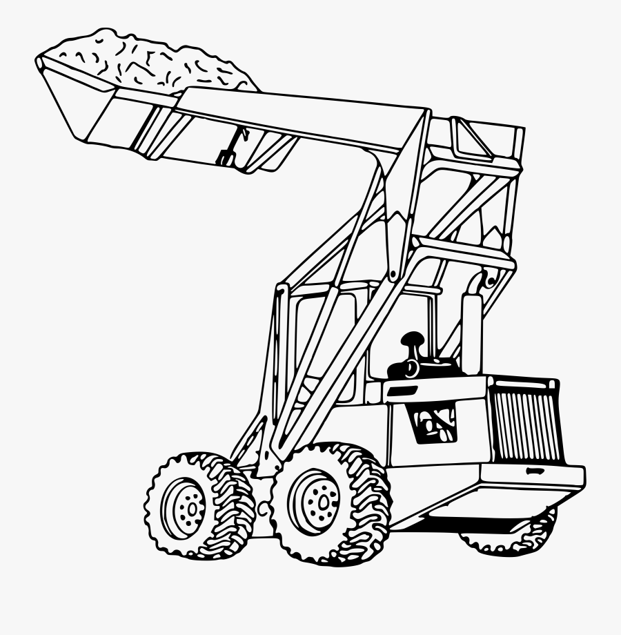 Construction Clipart Forklift - Woman Huge Tyre Free Clipart, Transparent Clipart