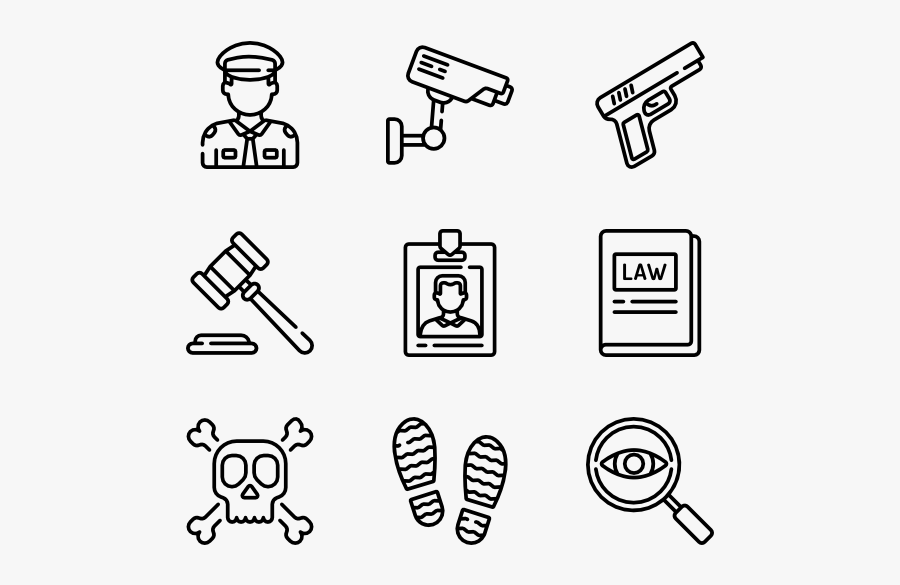 Crime Investigation - Resume Icons Png, Transparent Clipart