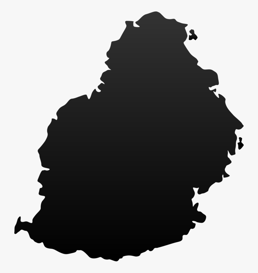 Mauritius Outline Map - Mauritius Map Outline, Transparent Clipart
