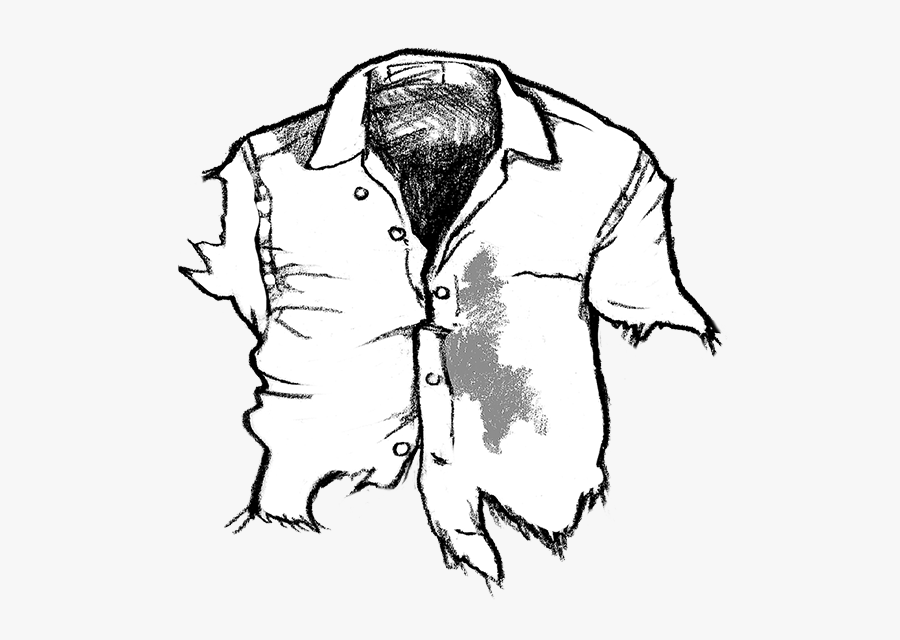 Hd Crime Scene Forensics - Torn Clothes Drawing, Transparent Clipart