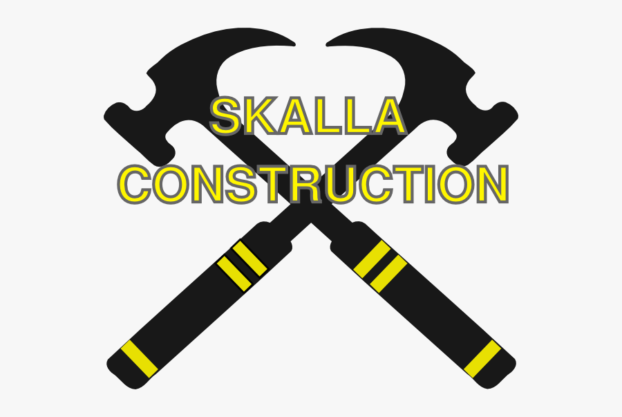 Free Construction Logo Clip Art, Skalla Construction - Man With Hammer Construction Logos, Transparent Clipart