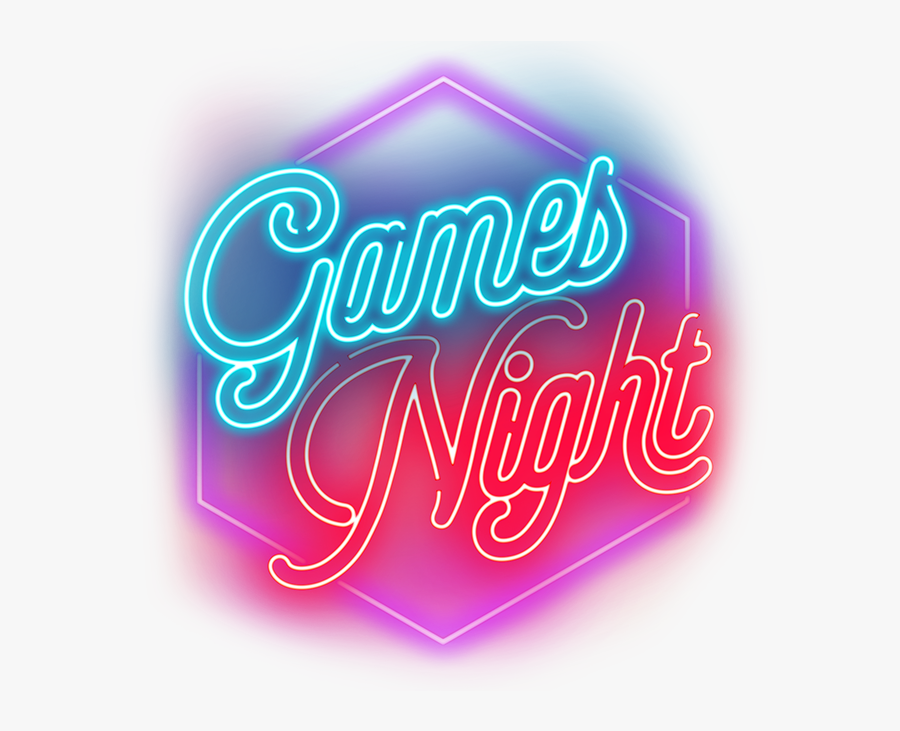 Games Night - Games Night Neon Sign, Transparent Clipart