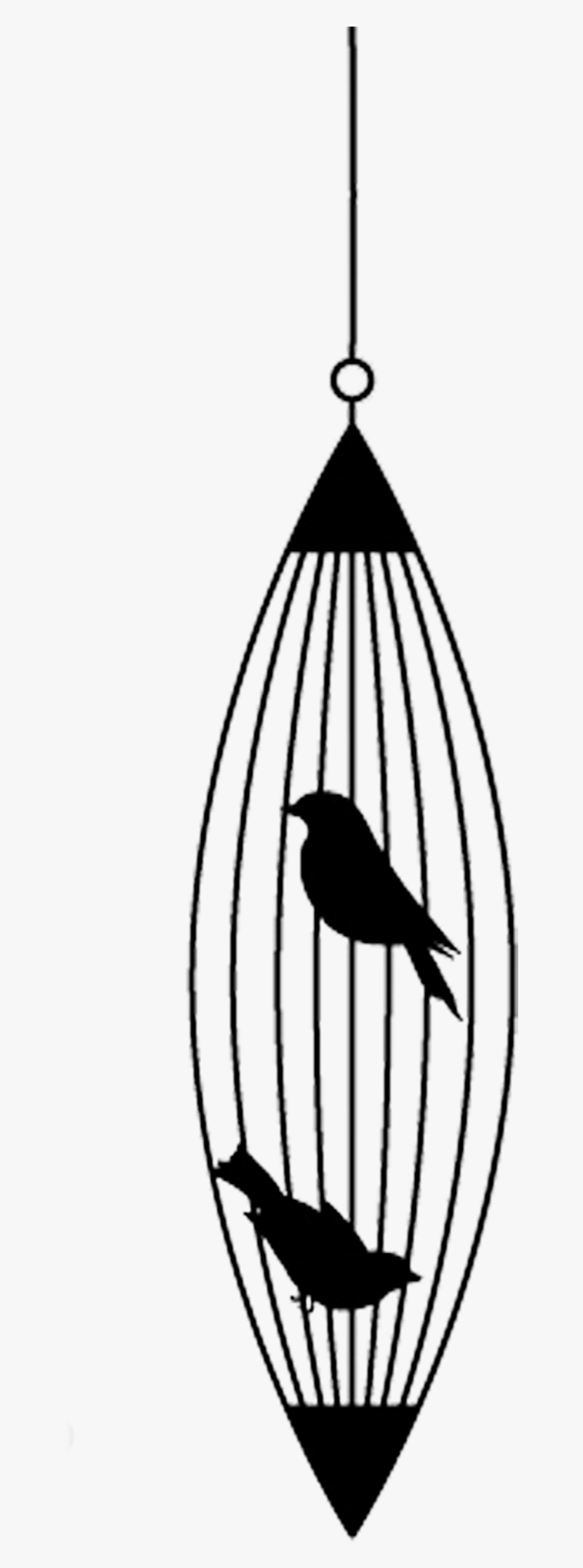 Oval Bird Cage Png Download - Cage, Transparent Clipart