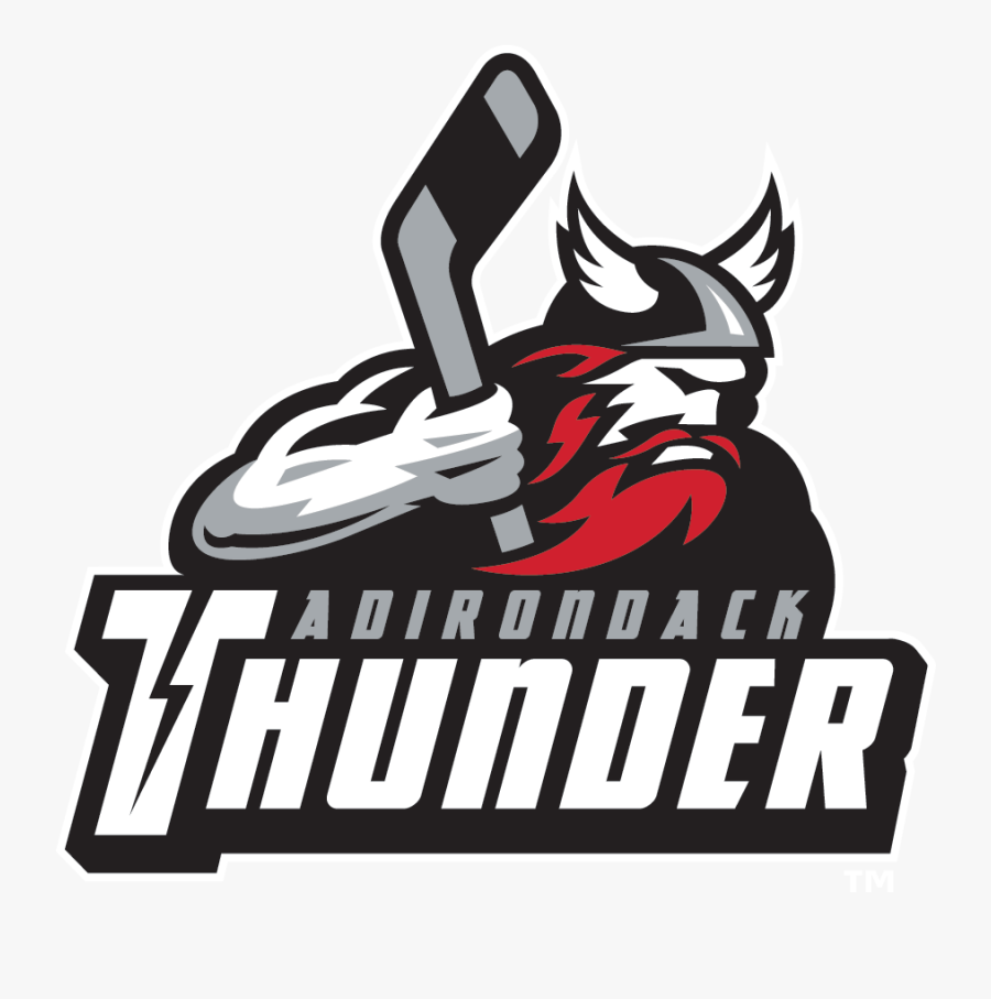 Adirondack Thunder Logo Png, Transparent Clipart