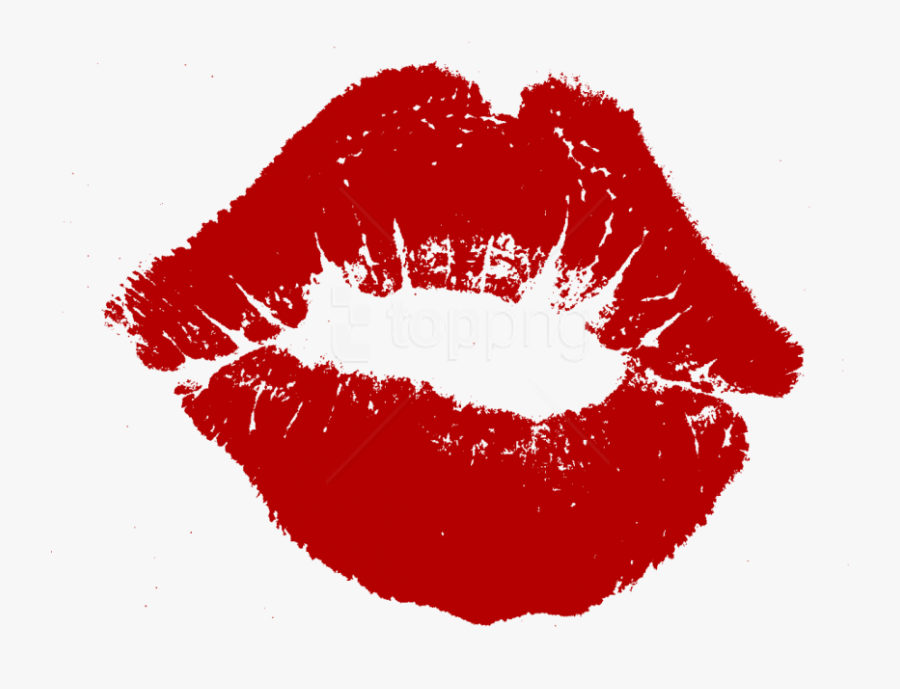 Transparent Lipstick Clipart Png - Transparent Kissing Lips Clipart, Transparent Clipart