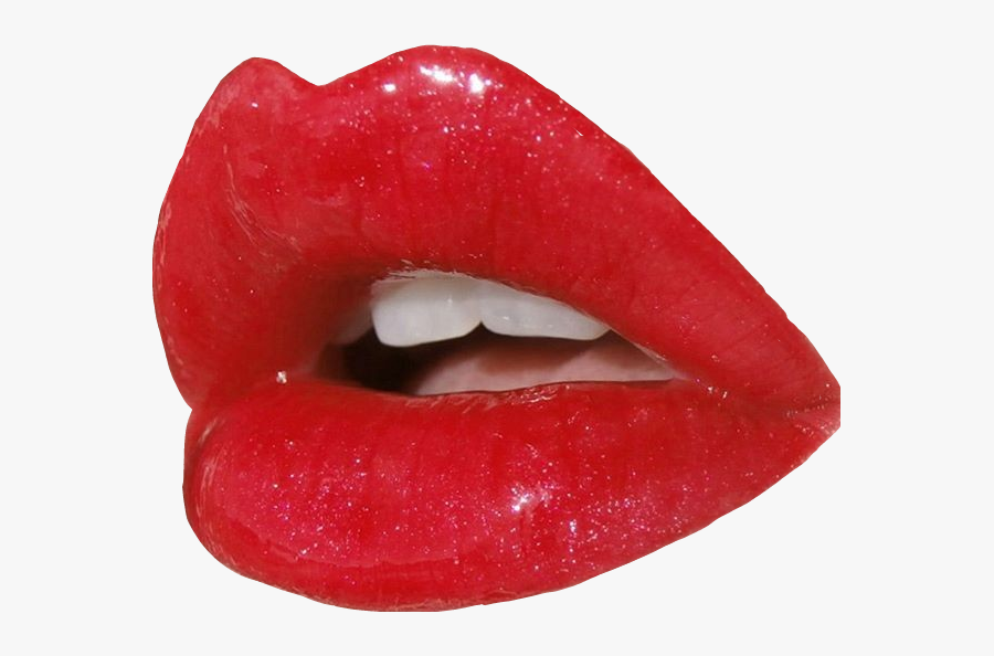 Transparent Purple Lips Clipart - Red Lips Png, Transparent Clipart