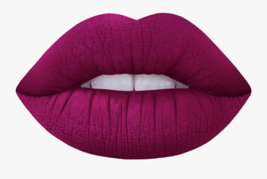 Berry Red On Lips - Lip, Transparent Clipart