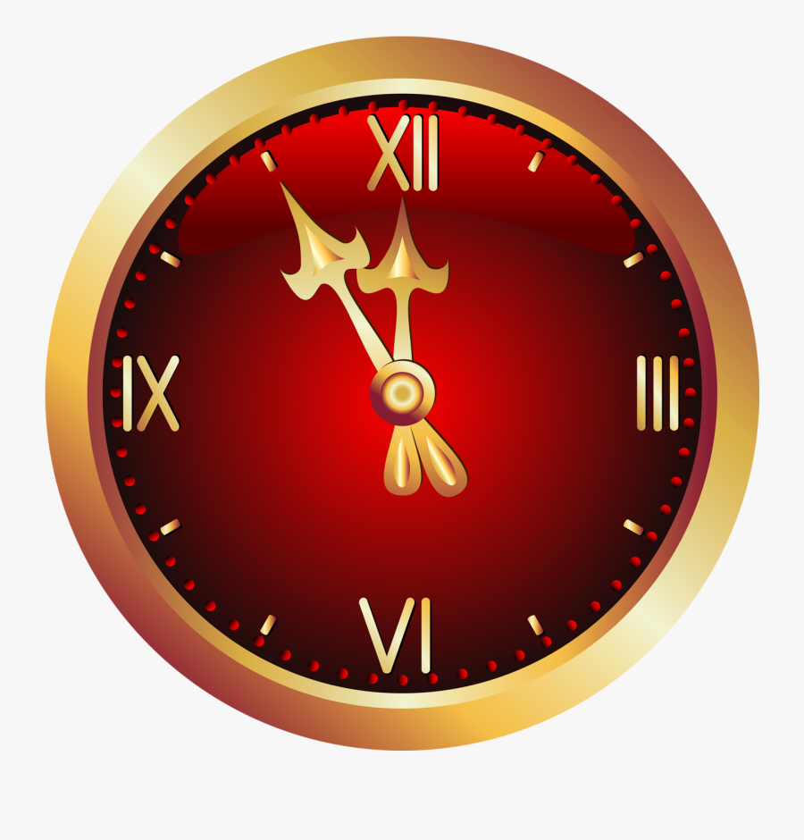 Download Clock Png Transparent Picture - Новогодние Часы Пнг, Transparent Clipart