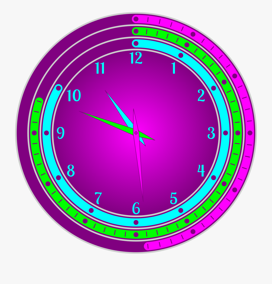 Home Accessories,purple,clock - Cogs System, Transparent Clipart