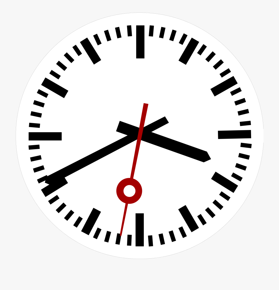 Clip Art Black And White Stock Clock Svg File - Background Clock Png, Transparent Clipart