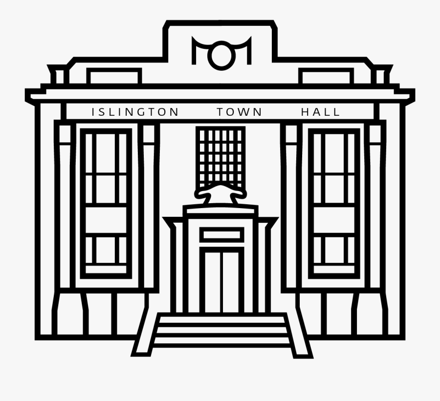 Islington Town Hall - Islington Town Hall Illustration, Transparent Clipart