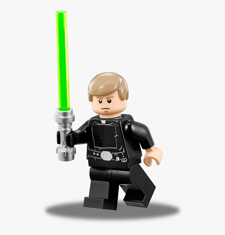 Luke Skywalker Lego Minifigure Clipart - Lego Star Wars Character Luke, Transparent Clipart