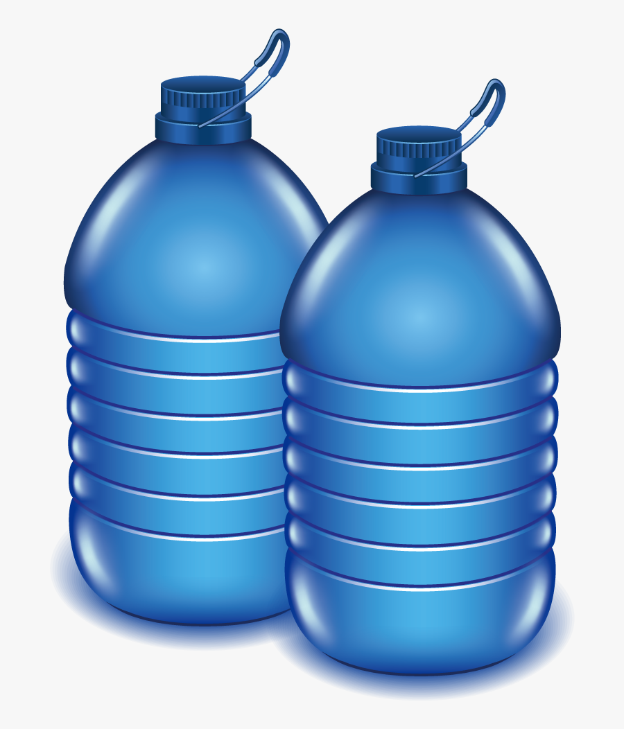 Plastic Clipart Bucket Full Water - Clipart Bottle Of Water, Transparent Clipart