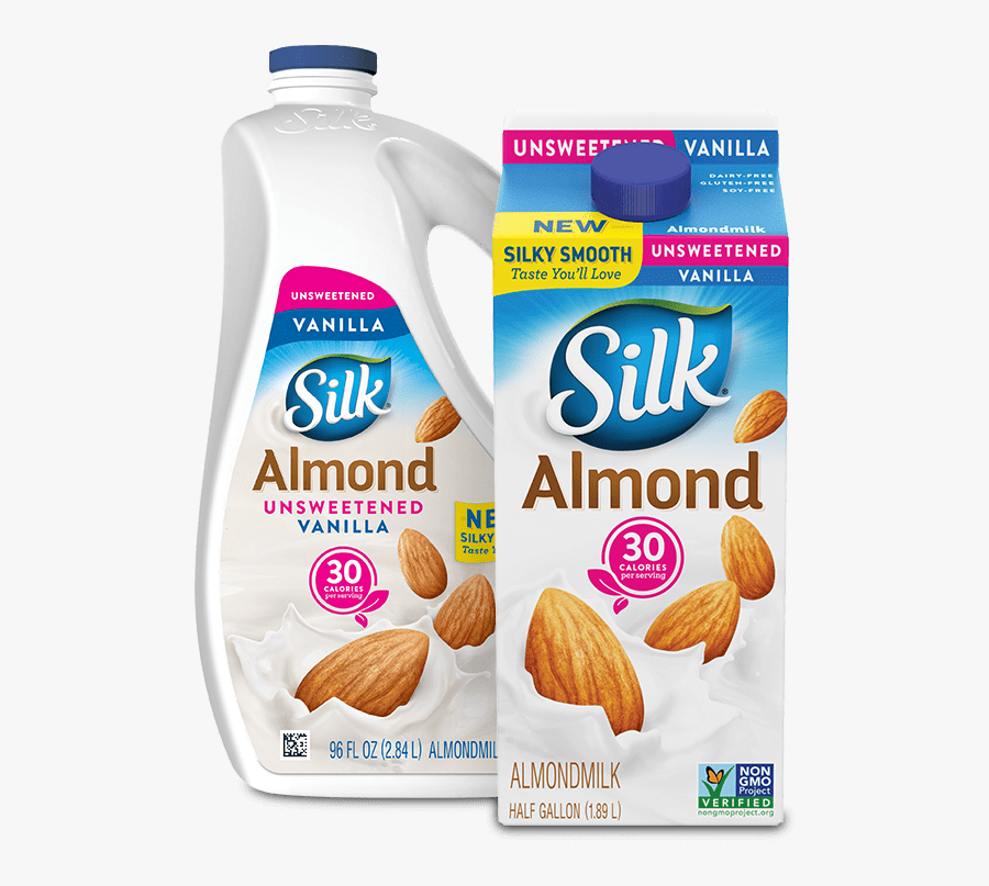 Transparent Nuts Clipart - Silk Vanilla Almond Milk, Transparent Clipart