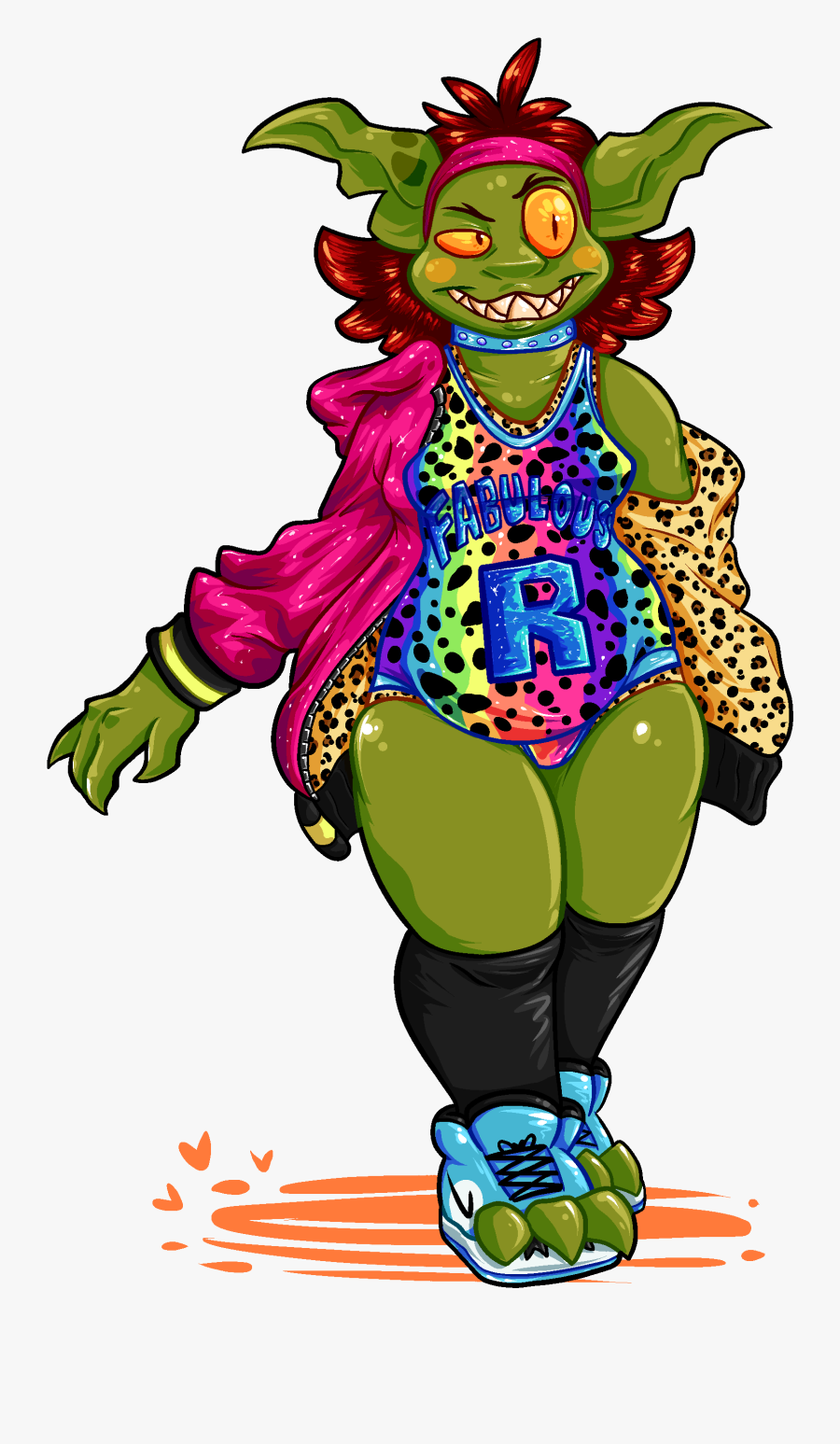 Inspired By Carmella"s Lisa Frank Outfit From Wwe, - Transparent Lisa Frank Cartoon, Transparent Clipart