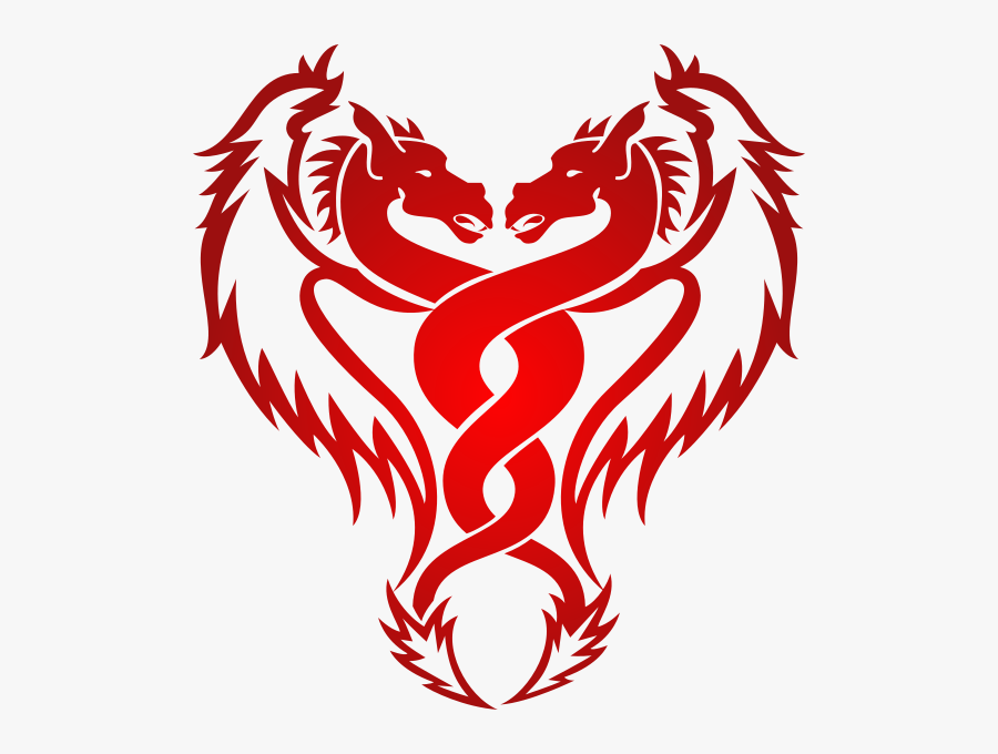 Easy Dragon Tattoo Design, Transparent Clipart