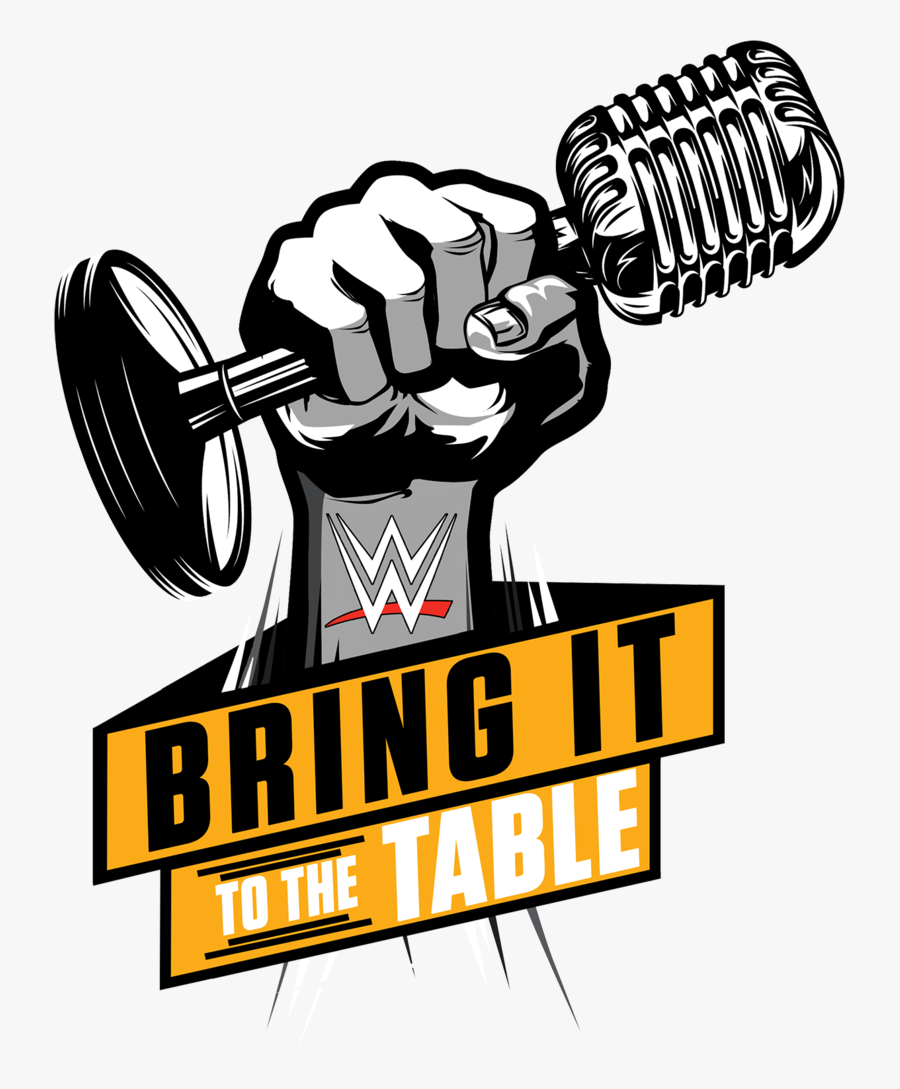 Dumbbell Banner Free Download Huge Freebie - Wwe Bring It To The Table, Transparent Clipart