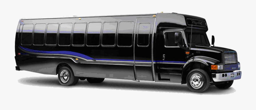 Mini Coach - Limo Bus, Transparent Clipart