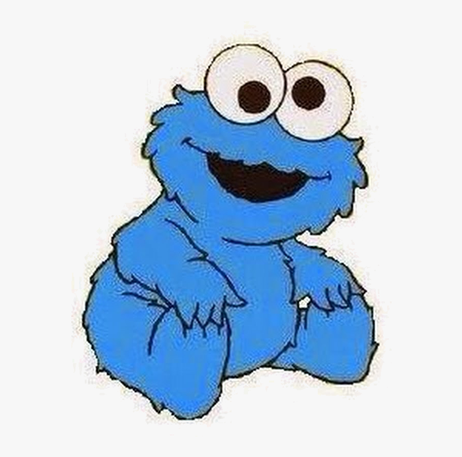 Cookie Monster X Baby Drawing Clipart Transparent Png - Cookie Monster Cute Cartoon, Transparent Clipart