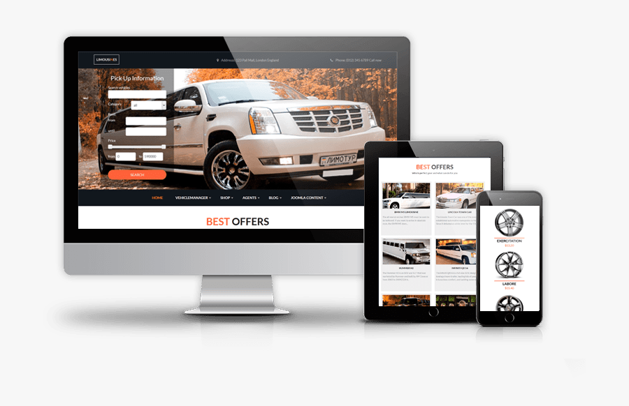 Clip Art Website Templates Luxury - Onepage Joomla Theme Free, Transparent Clipart