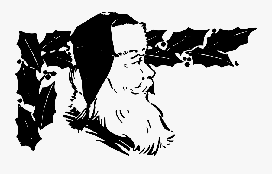 Santa Sleigh Silhouette Png For Kids - Silhuetas Santa Claus, Transparent Clipart