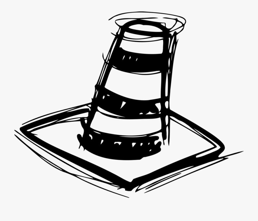 Transparent Traffic Cone Clipart - Traffic Cone, Transparent Clipart