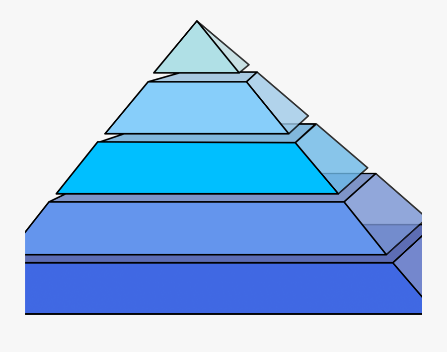 Transparent Cone Shape Clipart - Pyramid Shape, Transparent Clipart