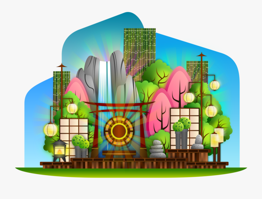 City,area,outdoor Play Equipment - Zen Garden Clipart, Transparent Clipart