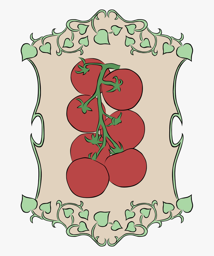 Garden Sign Tiny Tomatos - Poison Oak Border Clipart, Transparent Clipart