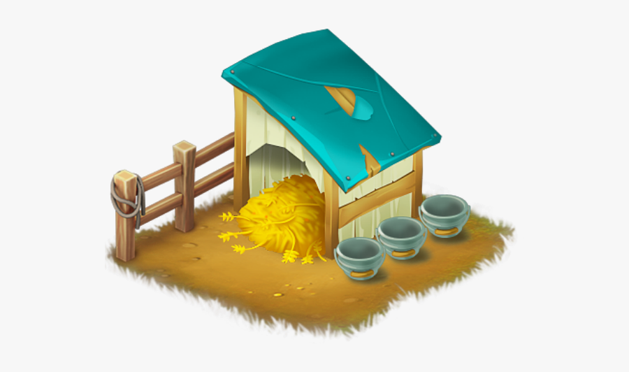Horse In Stable Png - Hay Donkey Stable Png, Transparent Clipart