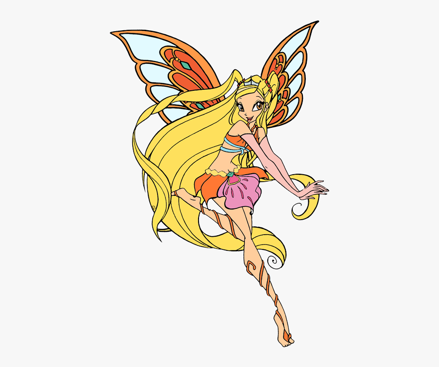 Winx Club Stella Enchantix Png, Transparent Clipart