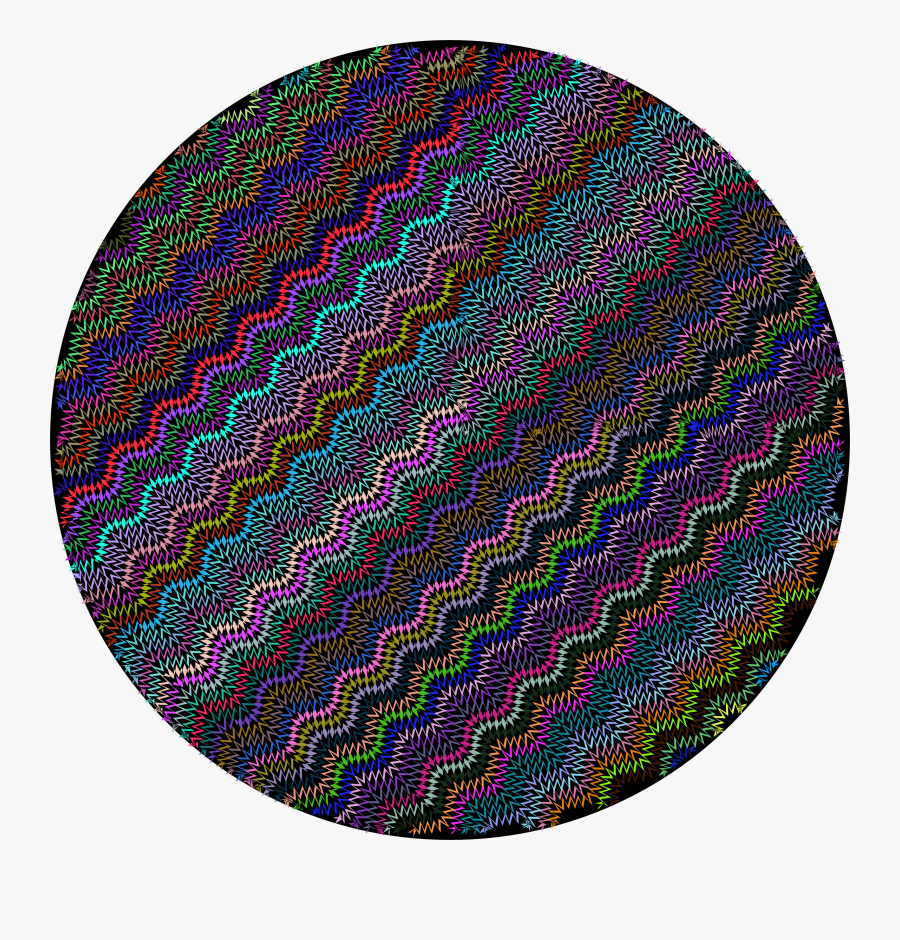 Zig Zag Circle Clip Arts - Circle, Transparent Clipart