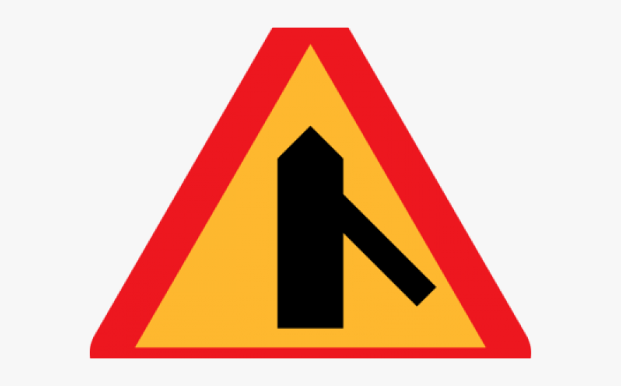 Roadway Clipart Zigzag Road - Traffic Sign, Transparent Clipart