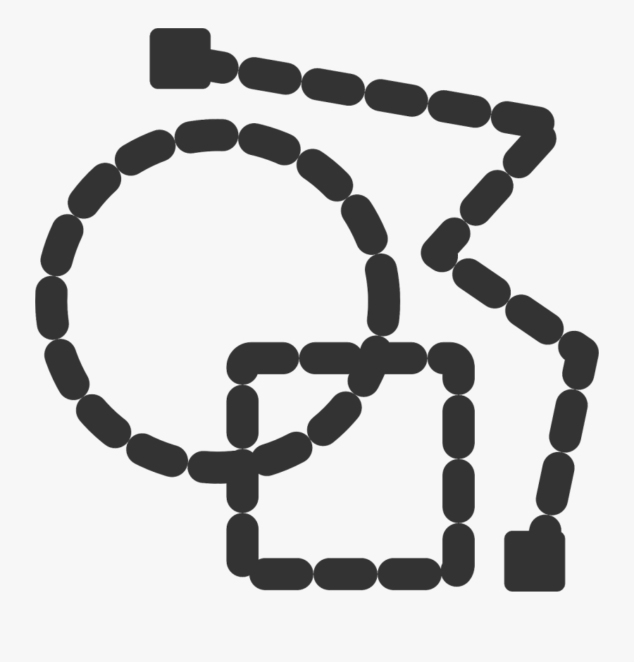 Shapes, Dots, Square, Circle, Zig-zag, Abstract - Circulo Pontilhado Em Png, Transparent Clipart