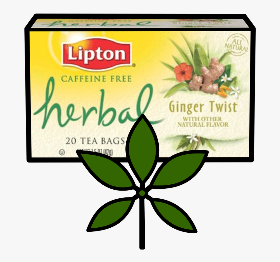 Lipton Herbal Tea Bags, Ginger Twist - Lipton Lemon Honey Tea Bags, Transparent Clipart