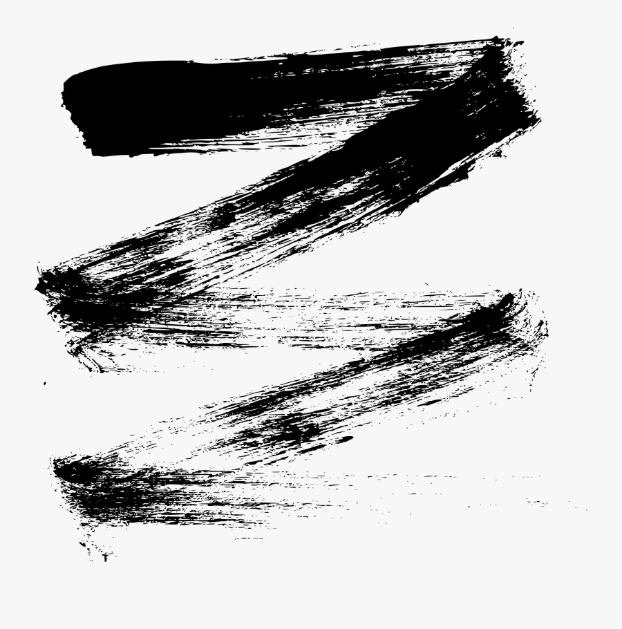 Free Download - Illustration - Zig Zag Brush Stroke, Transparent Clipart