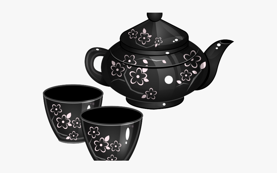 Tea Set, Transparent Clipart