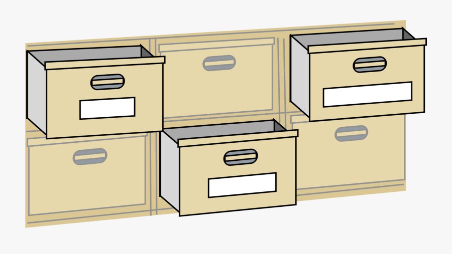 Angle,drawer,filing Cabinet - Drawer Clipart Png, Transparent Clipart