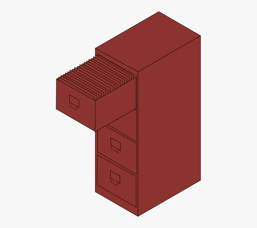 File Cabinet Cabinet Filing Office Furniture - File Cabinets Clipart Png, Transparent Clipart