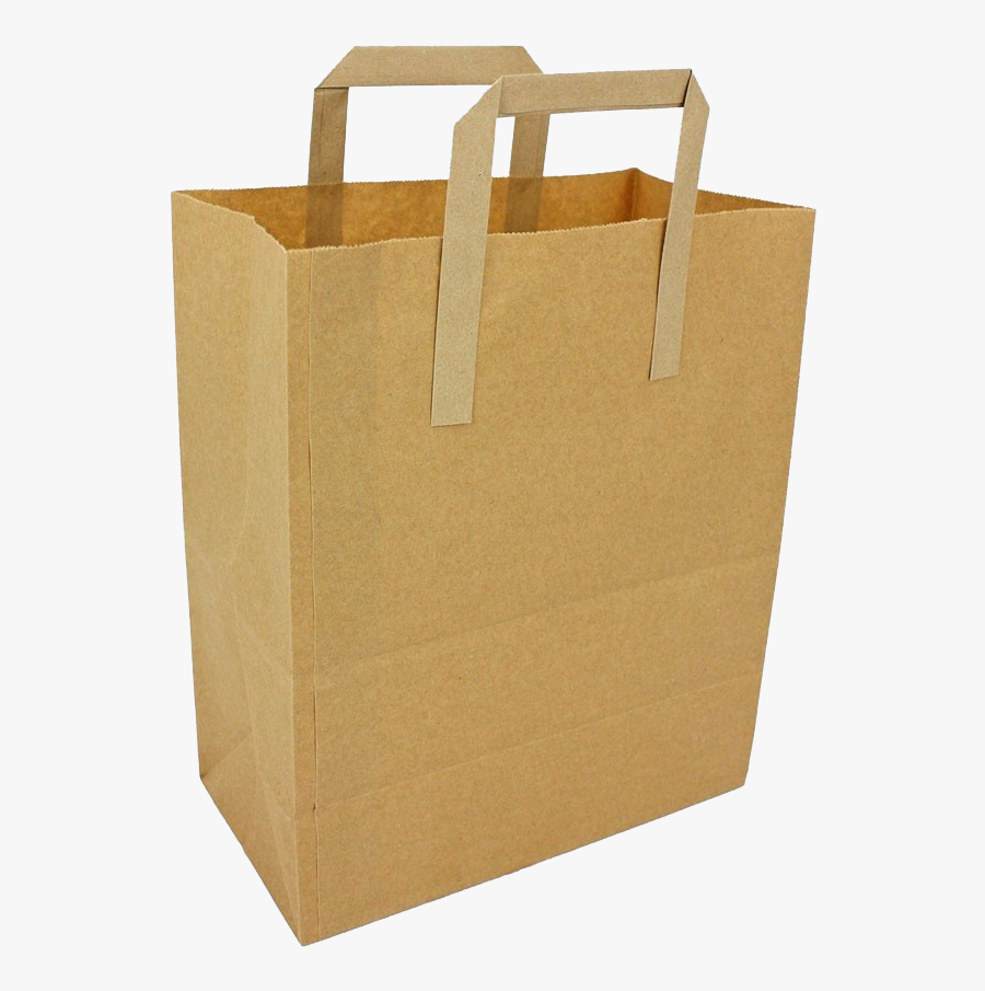 Paper-bag - Paper Bag With Handles, Transparent Clipart